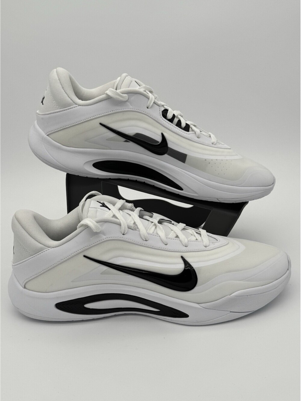 Nike A'one Aja Wilson White White Black HQ8500-100 Women's 14.5 / Men's 13